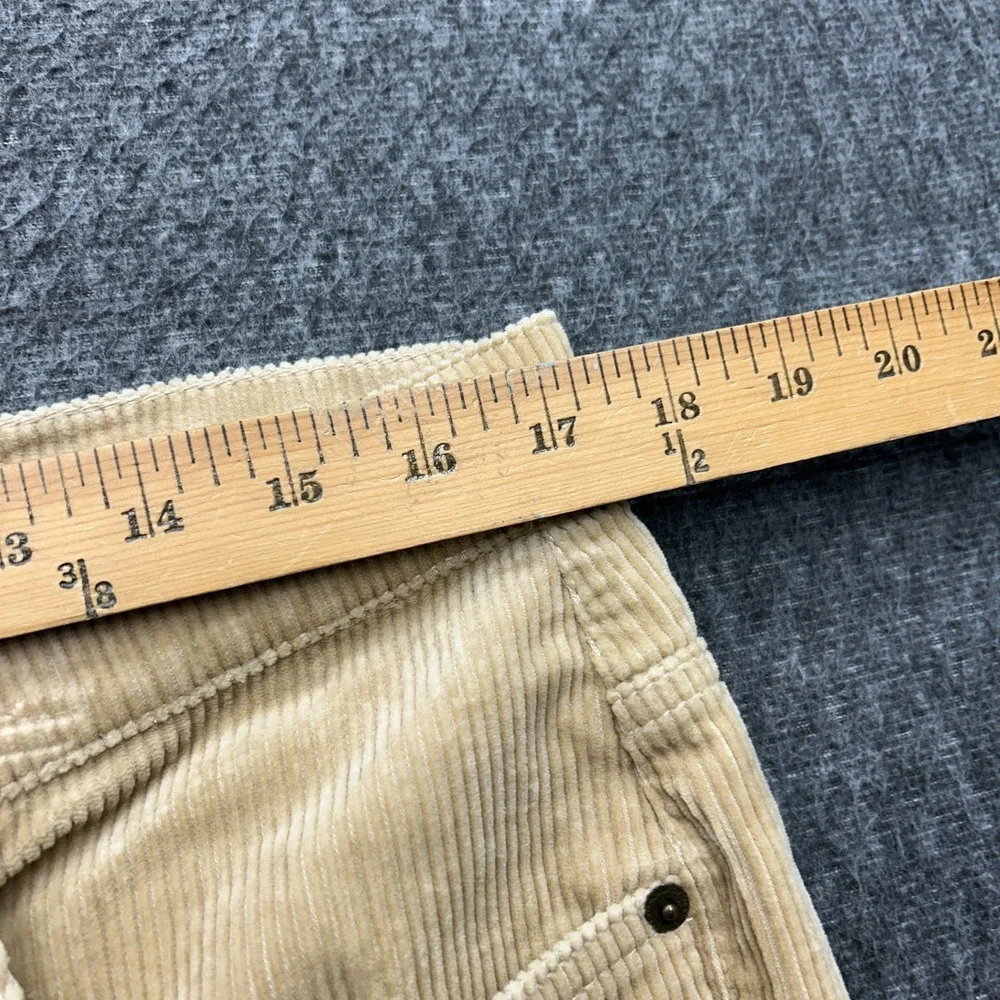 Ralph Lauren LRL‎ Jeans Womens 12 Khaki Classic Bootcut Corduroy Beige